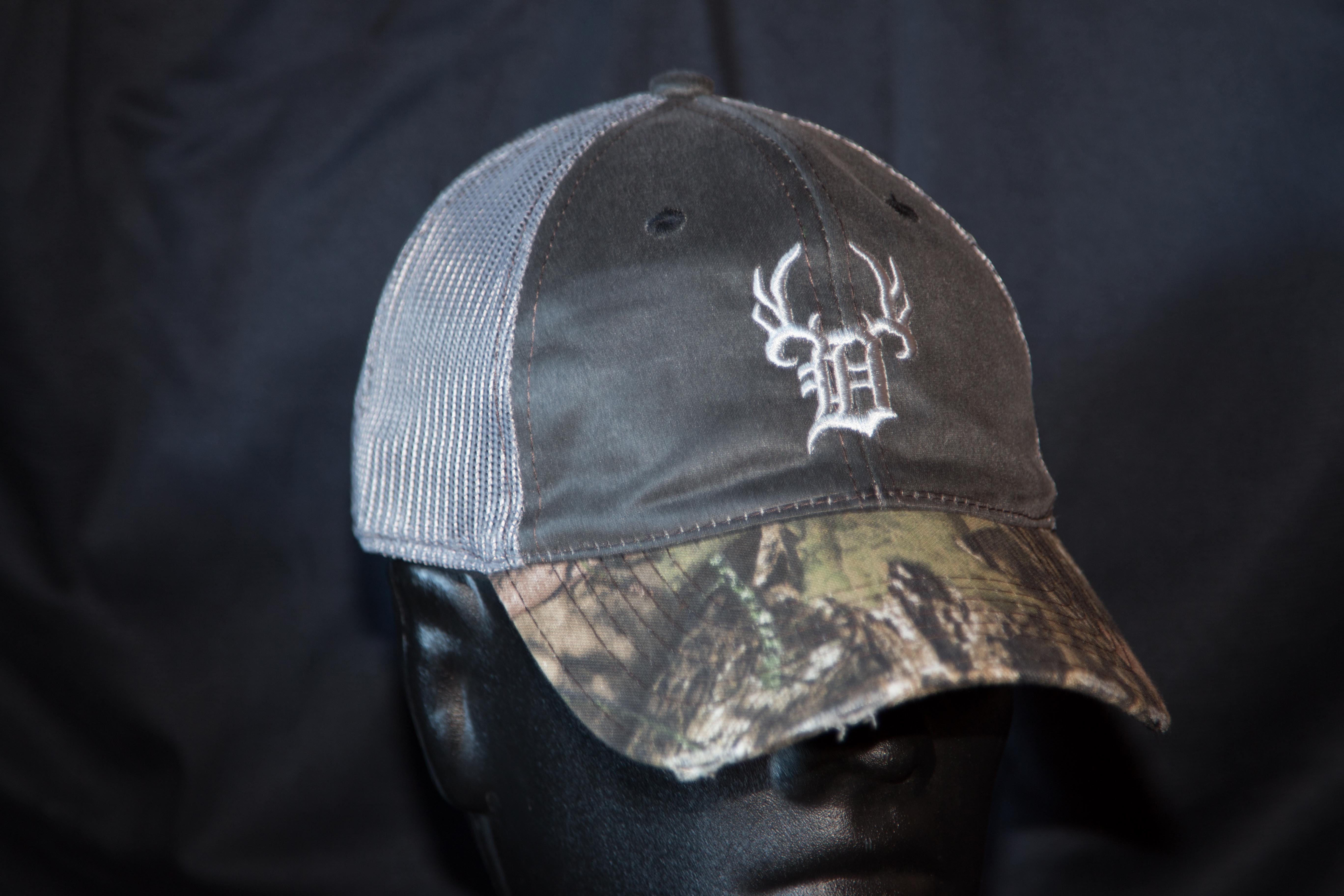 Charcoal & Grey with Camo Bill-